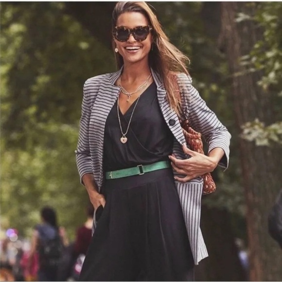 Cabi Dappled StripeCar Coat Style 5474 - Picture 10 of 16